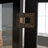 Lighted Black Curio Cabinet With Tempered Glass Doors & Mirrored Back-32573039