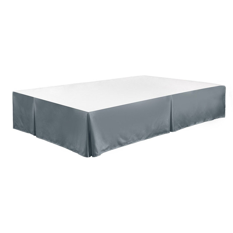 Jupe de lit Bedskirt 5, Double, Gris