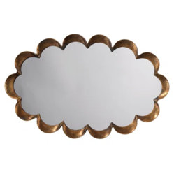 Jamie Young Company Antique Brass Wall Mirror