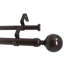 Tringle à rideaux double à fenêtre plate en acier Courtois-919406759-919406758