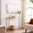 Modern Tempered Glass Console Table With Metal Frame-1969762571-1969762570-1963695441