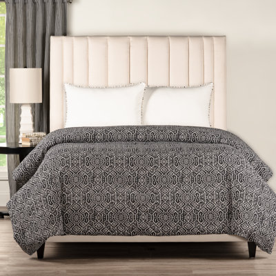 Ensemble de housse de couette 100% coton Magnolia Home Fashions Mesa Onyx