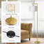 Aletris 160cm Gold Task Floor Lamp