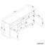 135×35×65cm TV Cabinet,RGB LED Top Plate with Glass Shelves,Stand for TVs up to 55"-262672485