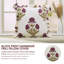 Fabdivine Spring, Winter, Handmade Frill Pillow Cover, 20X20 Inch Purple, Block Print Badshah-106744330