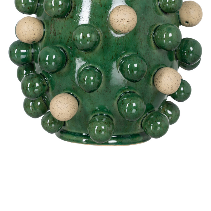 Paullina Ceramic / Porcelain Table Vase, Green