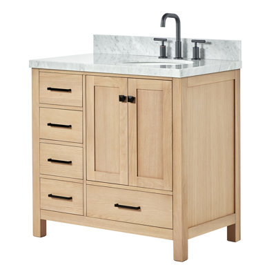 Cambridge 37'' Single Bathroom Vanity with Top