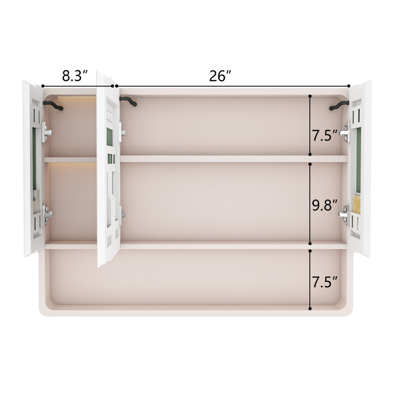 Miroir en aluminium