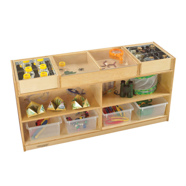 Childcraft Stacker Compartment Storage, 8 Deep Flat Tray