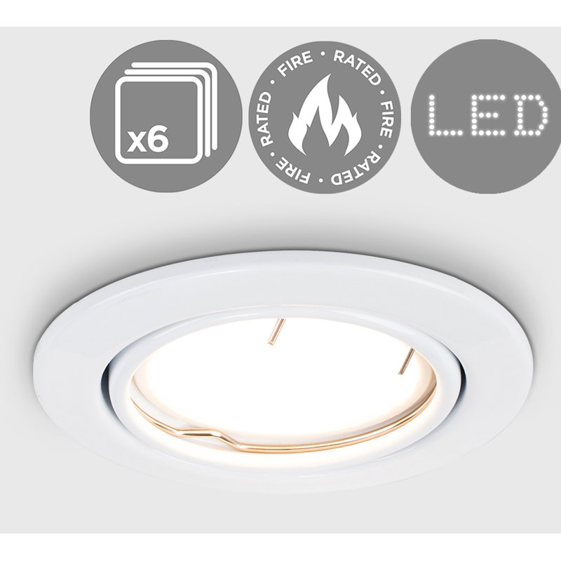 Diep Recessed Lighting Kit, White
