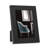 Black Embossed Picture Frame with Mat
