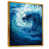 Toile avec cadre flottant or