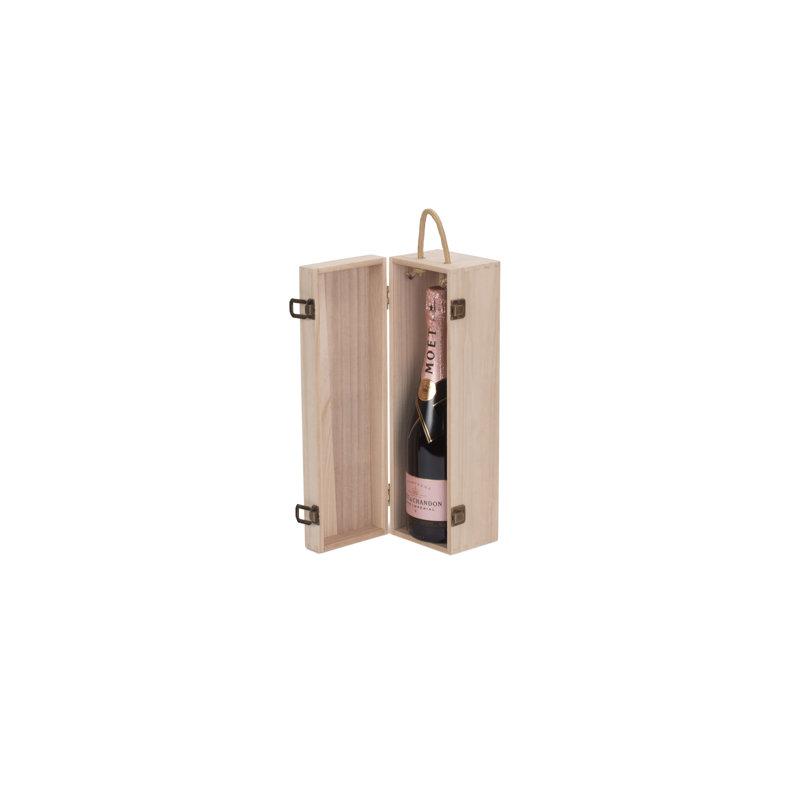 Veasna Single Bottle Hinged Lid Carrier