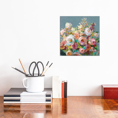 Joy Of The Garden Square II by Danhui Nai - Wrapped Canvas Gallery-Wrapped Canvas Giclée