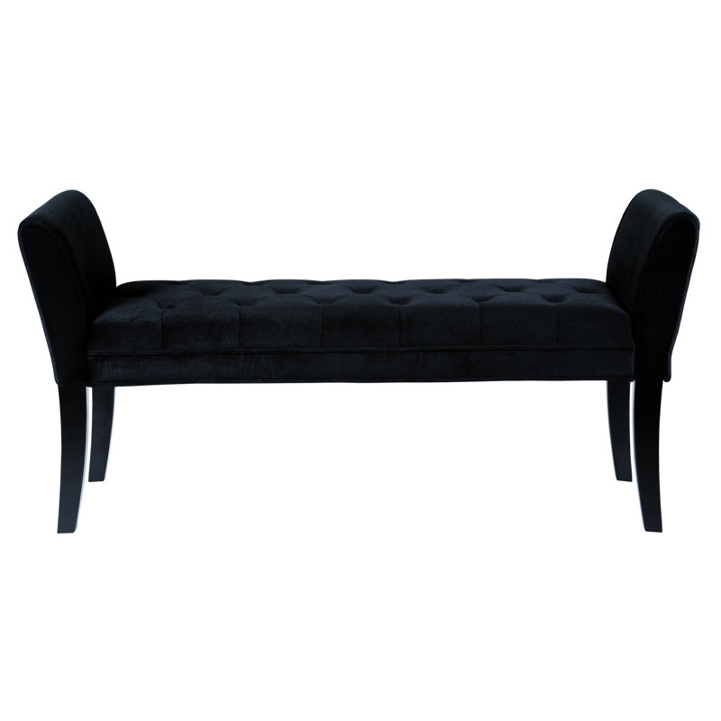 Banc rembourré Schacht, Noir