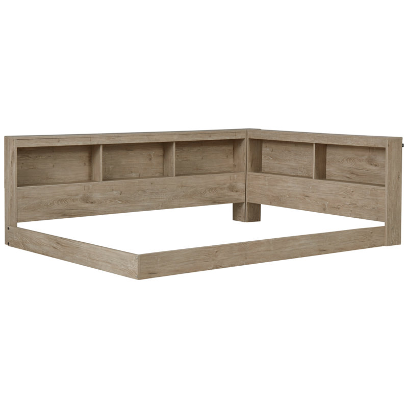 Karnova Platform Bed with Bookcase | Stylish & Functional