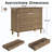 4-Drawer Chest with Solid Wood Foot-668096176