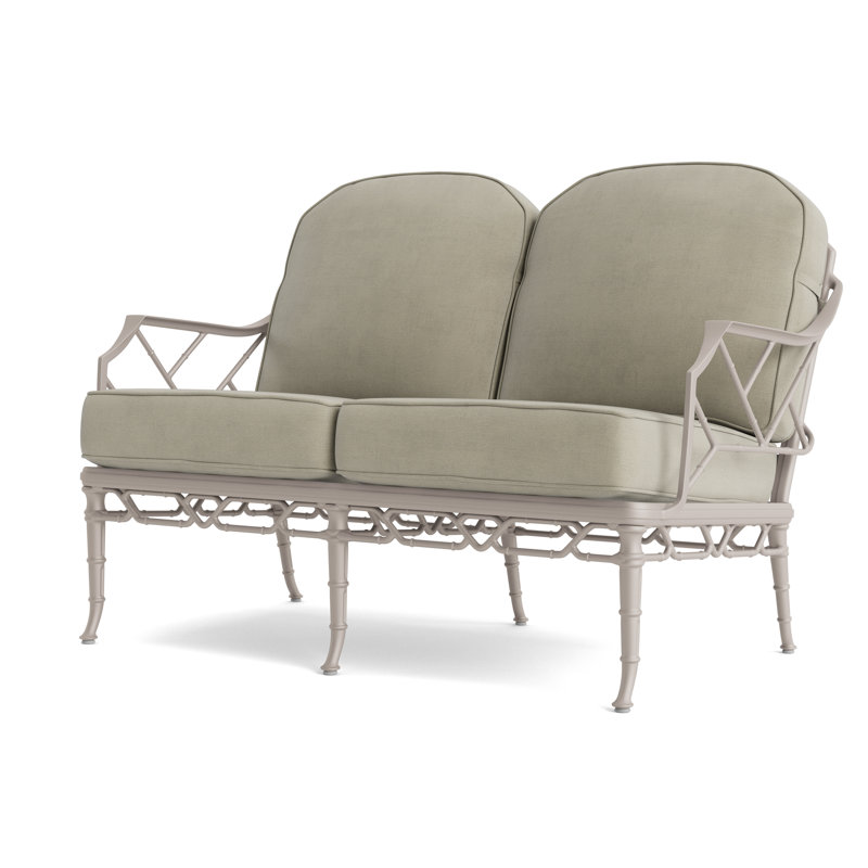 Calcutta Outdoor 2 - Seat Loveseat, Fusion Dove, Dove