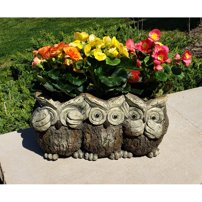 Pot à fleurs en résine Mckain
