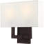 Plafonnier encastré à intensité variable à 2 lumières Alireza-61926305-111720878