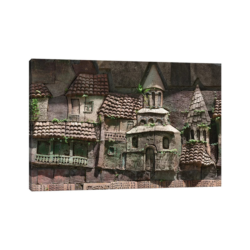 Bas Relief, Sighnaghi, Georgia by Keren Su - Wrapped Canvas Gallery-Wrapped Canvas Giclée, 20.32cm H x 20.32cm W