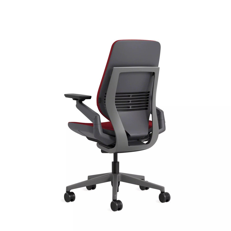 Steelcase Gesture Task Chair, Scarlet, Dark, Hard Floor