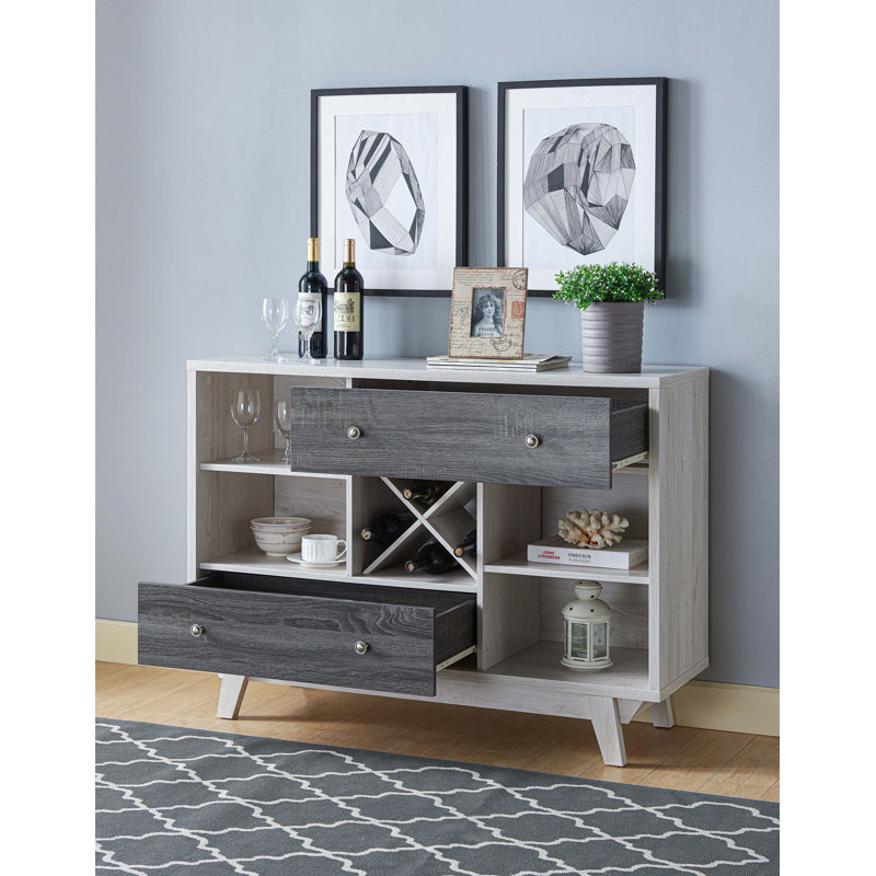 Otto 47.25'' Sideboard, Distressed Gray/Oak