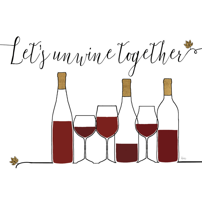 «Souligné Wine X» par Véronique Charron, impression sur toile tendue, H 8 po x l 12 po