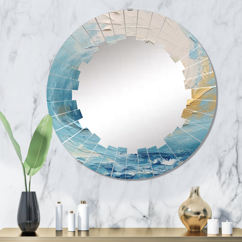 Miroir mural Metochi, 32 po x 32 po