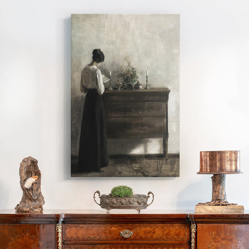 Impression sur toile encadrée, H 37 po x l 25 po