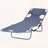 Folding Beach Lounge Chair with Face Hole and 5-Level Reclining-1614163218