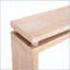 Console étroite avec détail de perles