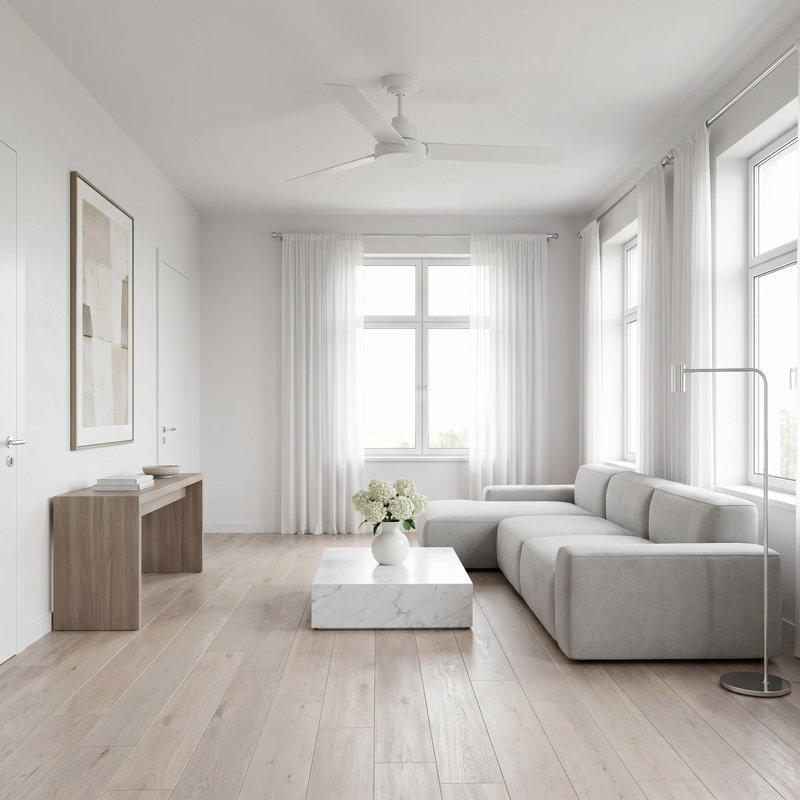 Marra 58'' Ceiling Fan, Matte White