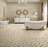 Waterjet marble,White Gold 2 color, natural marble