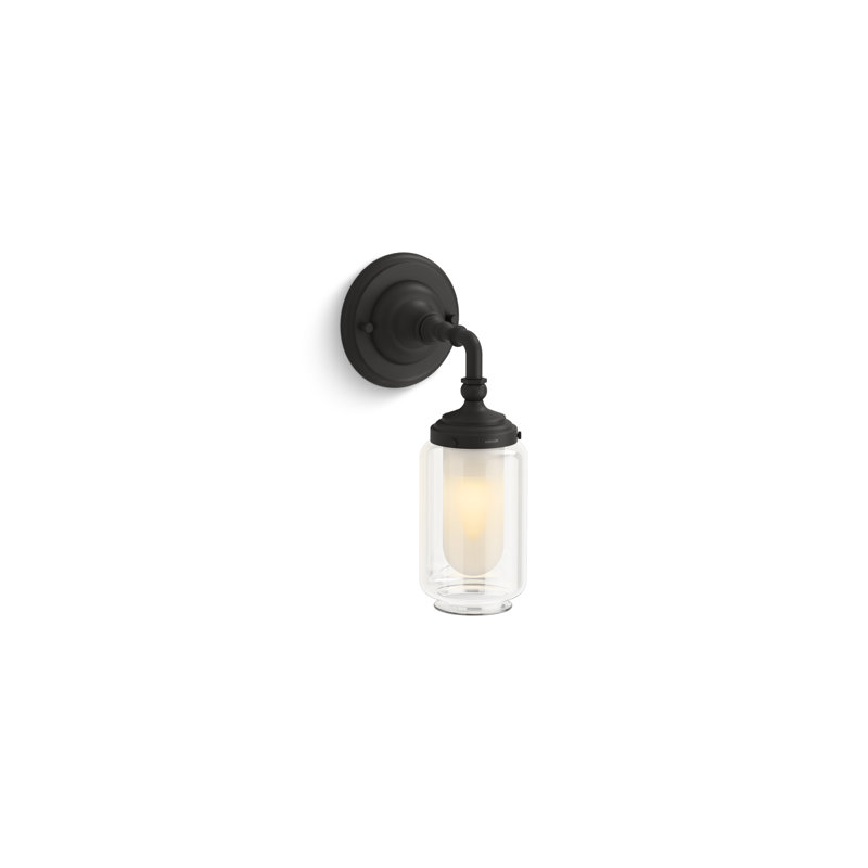 Artifacts One-Light Sconce, Matte Black