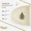 Spode Christmas Tree Tartan Oval Divided Server 13"