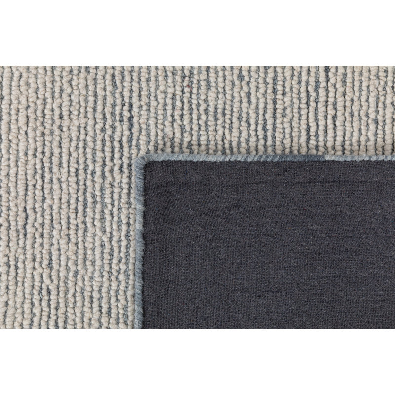 Malia Hand Tufted Wool Indoor Rug, 2'x3', Ivory Blue