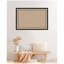 Babillard Kate et Laurel encadré en tissu avec bordure festonnée blanche en lin imprimé contemporain pour une utilisation comme tableau de vision ou organisation murale-132945340-132945342