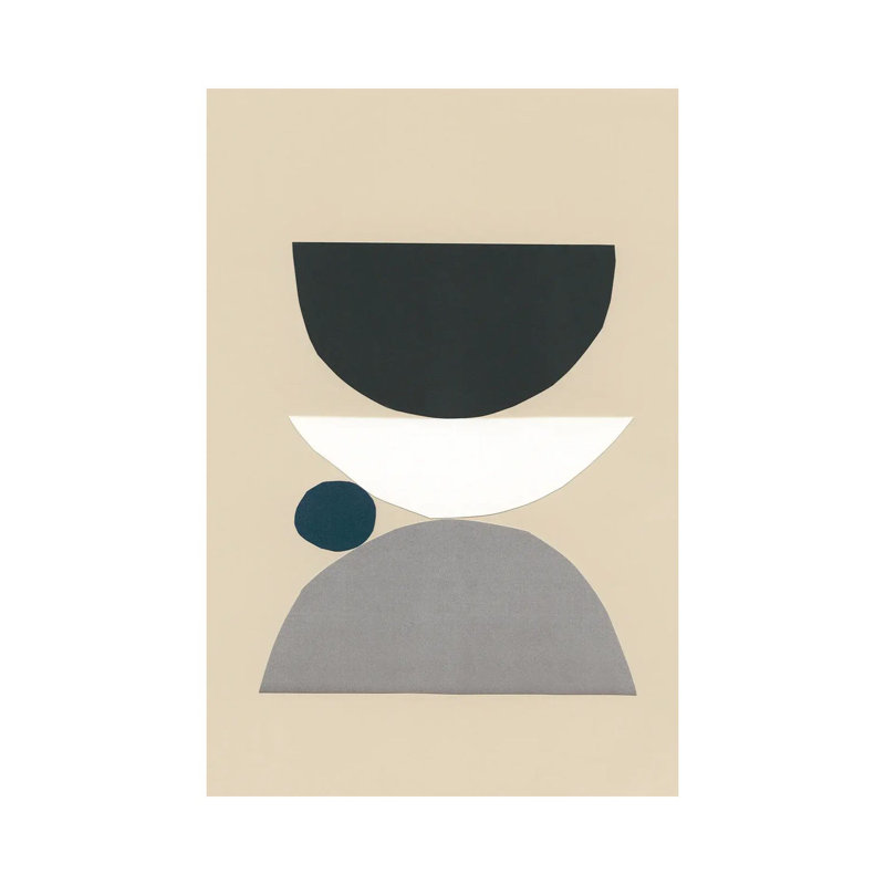 Modern Shapes I by Renée Stramel - Gallery-Wrapped Canvas Giclée on Canvas, Canvas, 20.32 cm H x 30.48 cm W