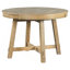 Ensemble de table de salle à manger extensible 5 pièces en bois et 4 chaises rembourrées Trexm