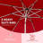 Outdoor Table Umbrella With Push Button Tilt And Crank-97009407-97009403