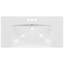 [Lavabo seulement] Lavabo de salle de bain rectangulaire en résine 3 trous 36 po x 18 po, lavabo de meuble-lavabo seulement, pour robinet central de 4 po