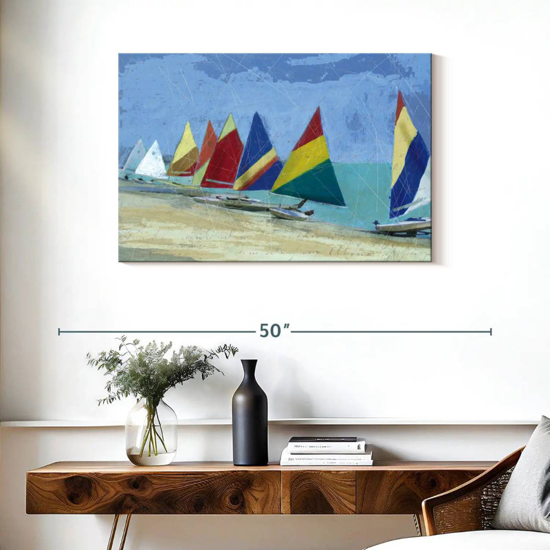 Sailboats Aletra, H 24 po x l 36 po
