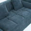 Canapé modulaire désossé à compression complète de 101,2 po avec siège profond et deux poches latérales-1761844624