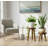 Teak Wood Plant Stand Set Of 2