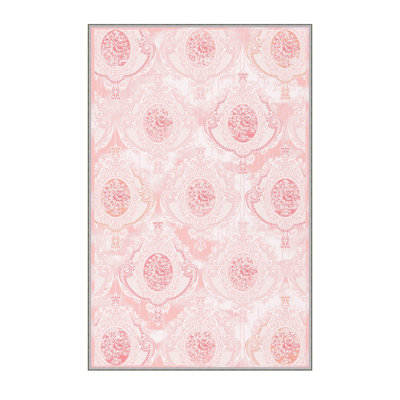 Stylish Hall Carpet, 2.6 x 6.6 Feet, 1% Polyester, .3 in Pile Height | Antibacterial, Non-Slip PVC Felt Dot Underside | 3D Digital Print, Machine Washable, Ideal for Entryway & Living Spaces