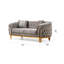 Causeuse en velours Valorie-67546565