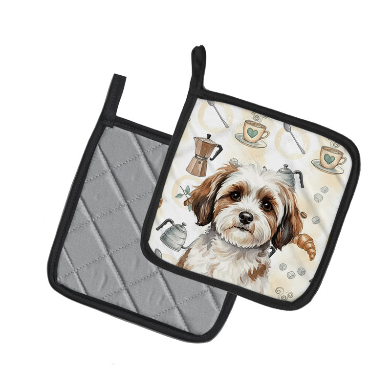 Paire de porte-casseroles Parti-color