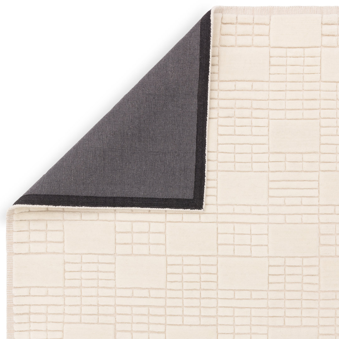 Havier Hand Tufted Wool Cream Rug