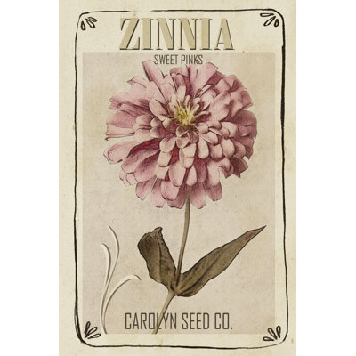 «Vintage Seed Packets II» par Studio W - impression sur toile tendue